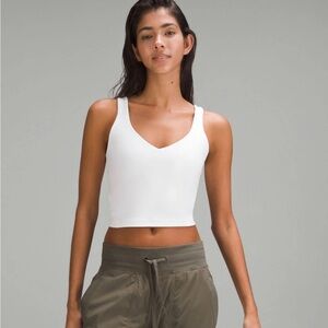Lululemon white align cropped tank